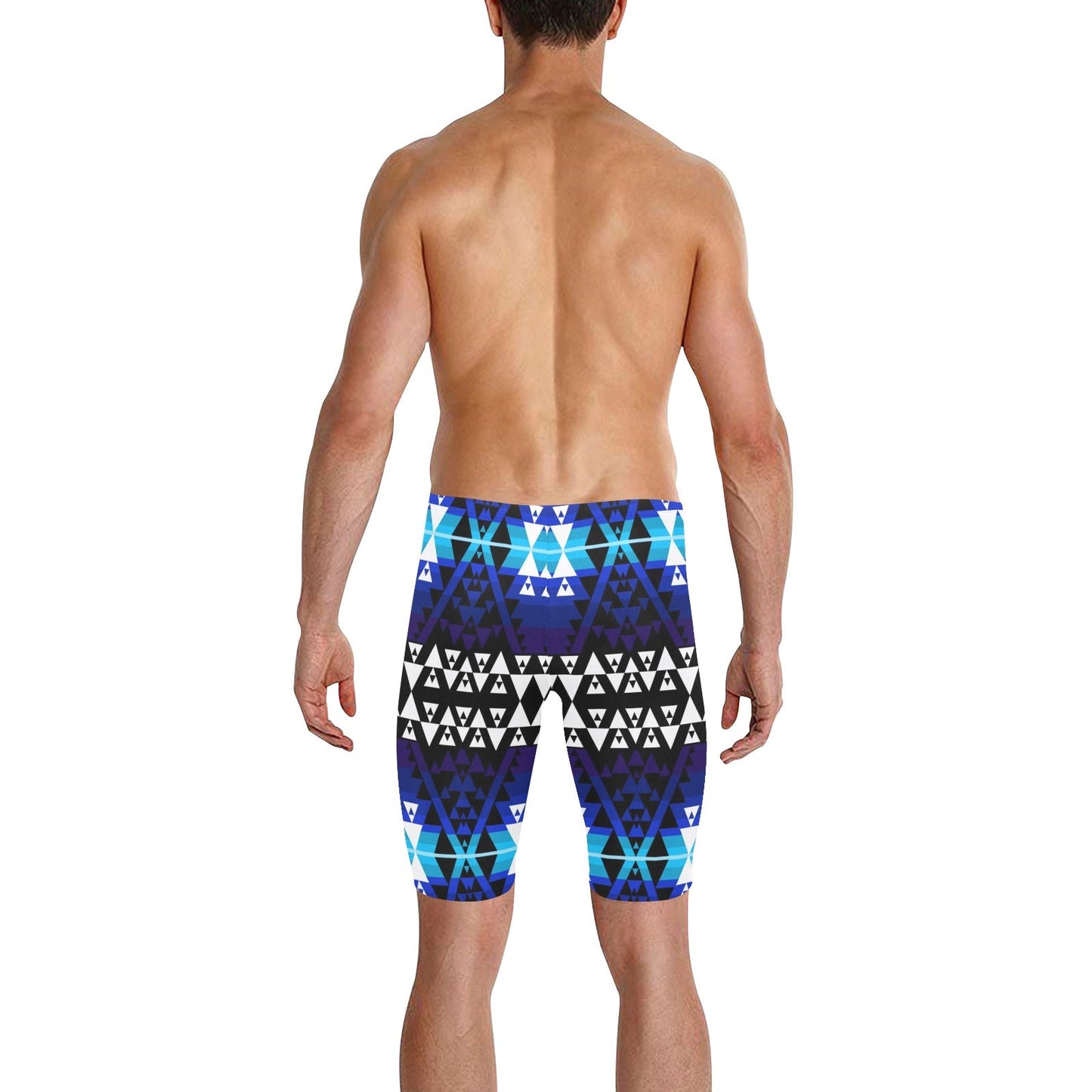 Writing on Stone Night Watch Men's Knee Length Swimming Trunks