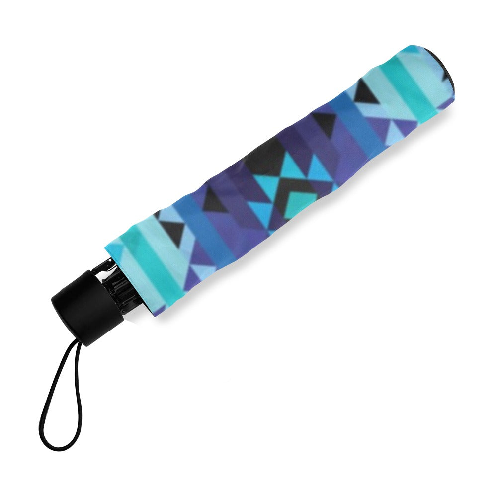 Blue Star Foldable Umbrella