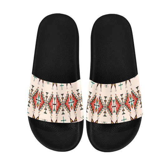 Thunder Flight Cream Slide Sandals