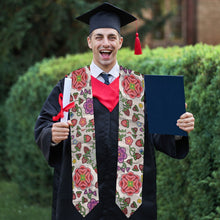 Load image into Gallery viewer, Berry Pop Bright Birch Graduation Stole
