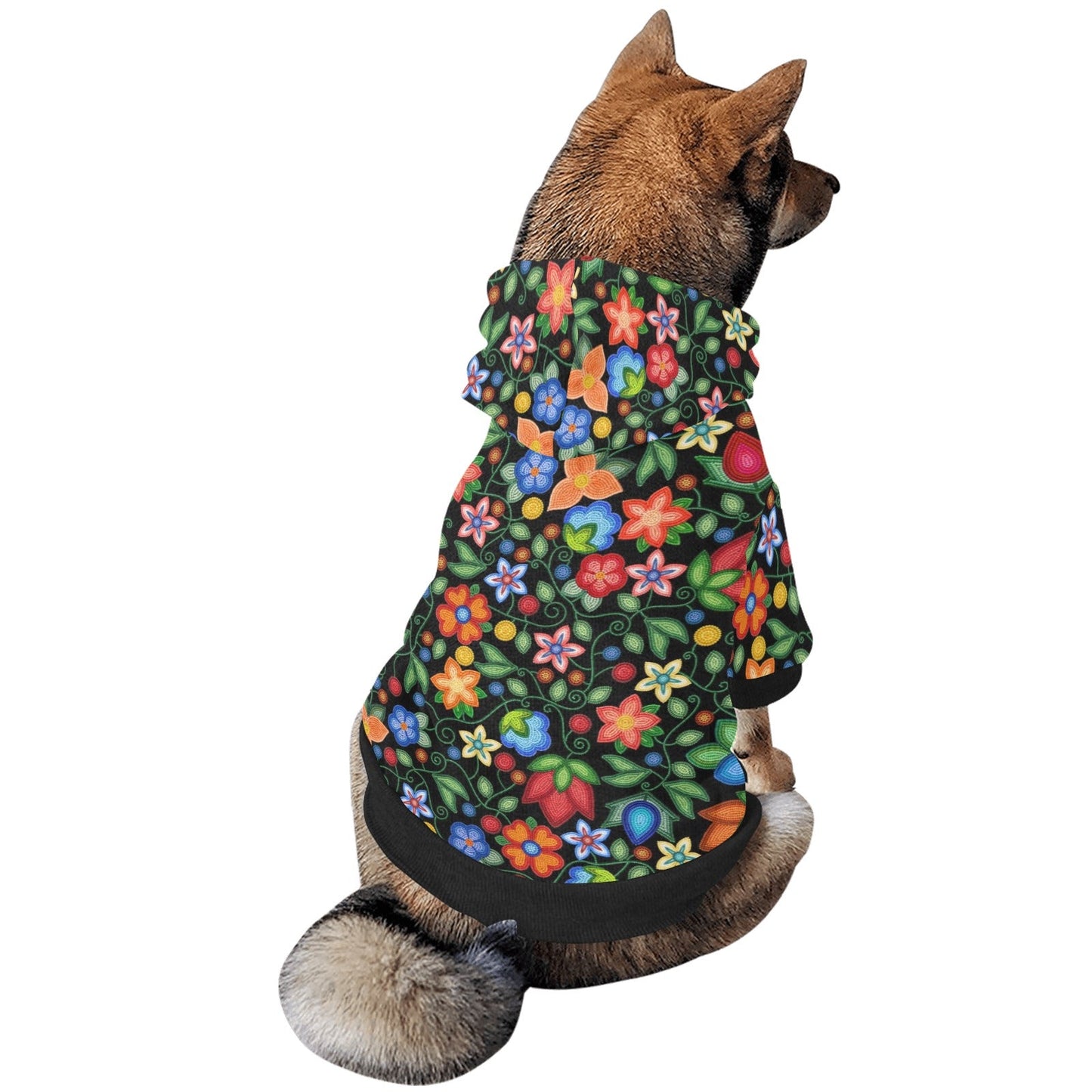 Morning Harmony Black Pet Hoodie
