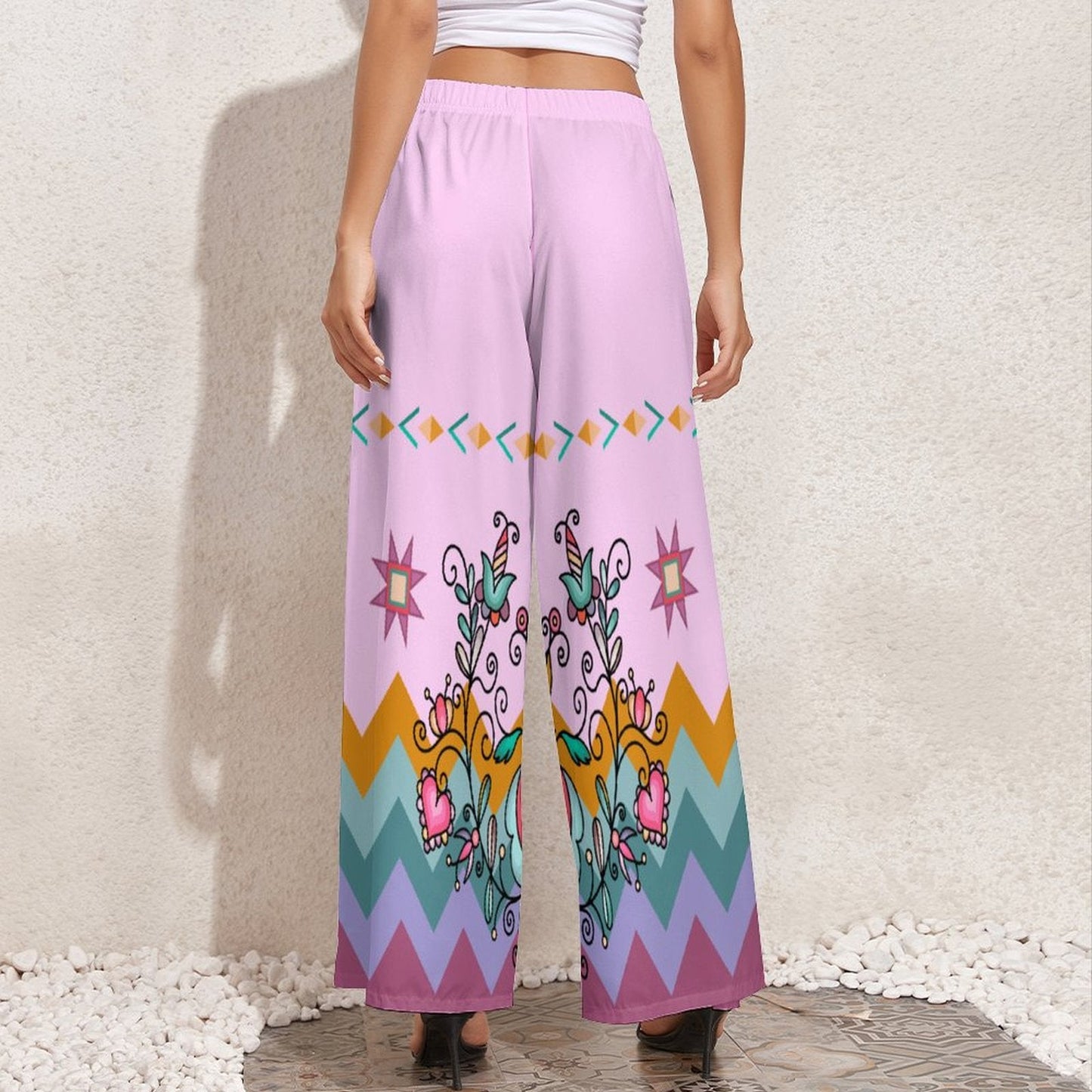 Harvest Hearth Floral Bloom Ribbon Pant