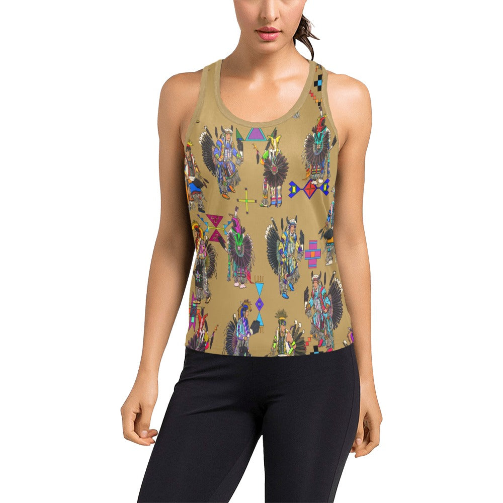 Men's Tradish Dancers Earth Women's Racerback Tank Top