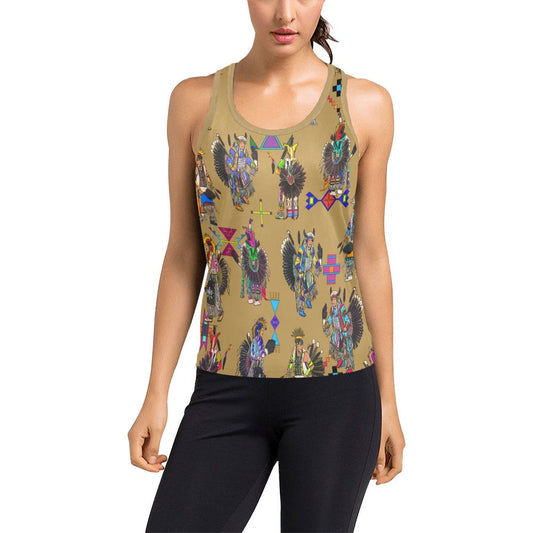 Men's Tradish Dancers Earth Women's Racerback Tank Top
