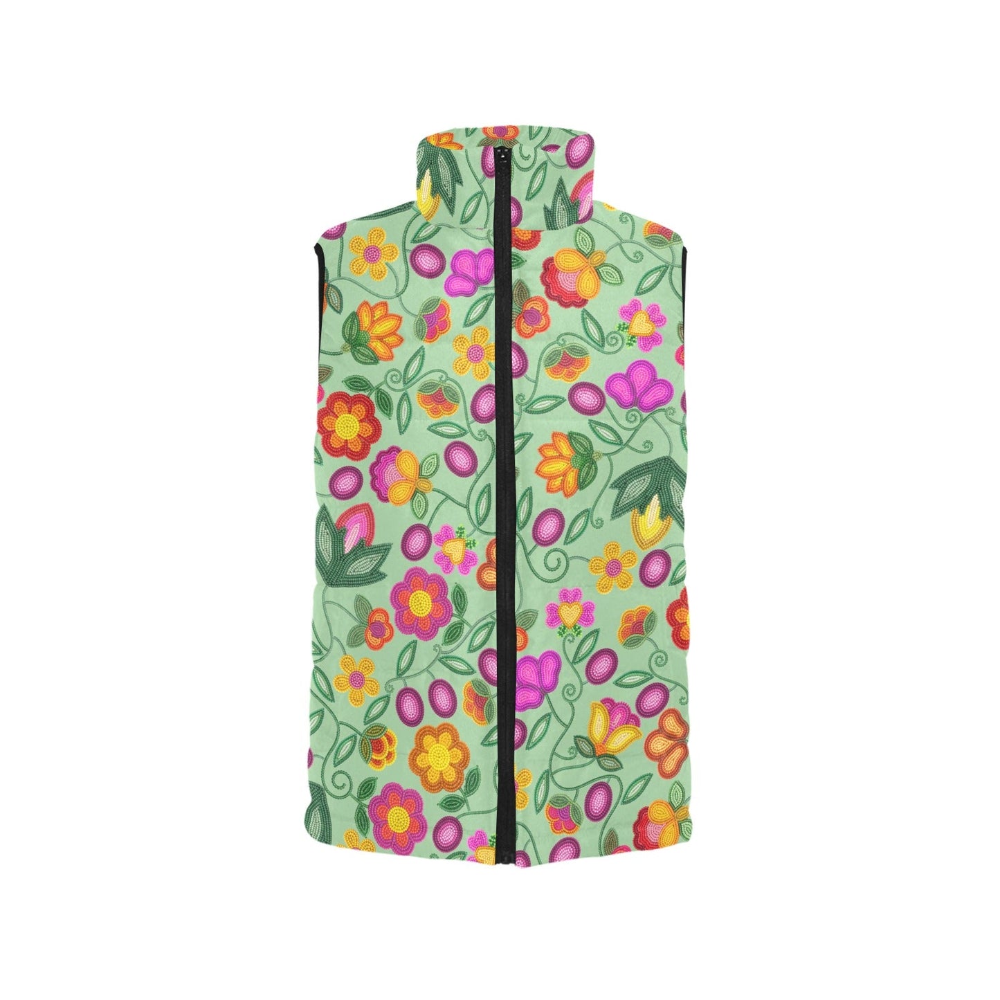 Boreal Bounty Green Women's Padded Vest Jacket