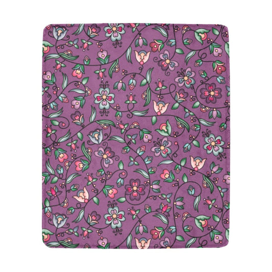 Amber Evening Garland Purple Ultra-Soft Micro Fleece Blanket 50"x60"