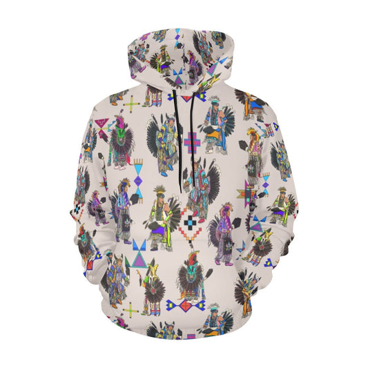 Men's Tradish Dancers Muslin White Hoodie for Men