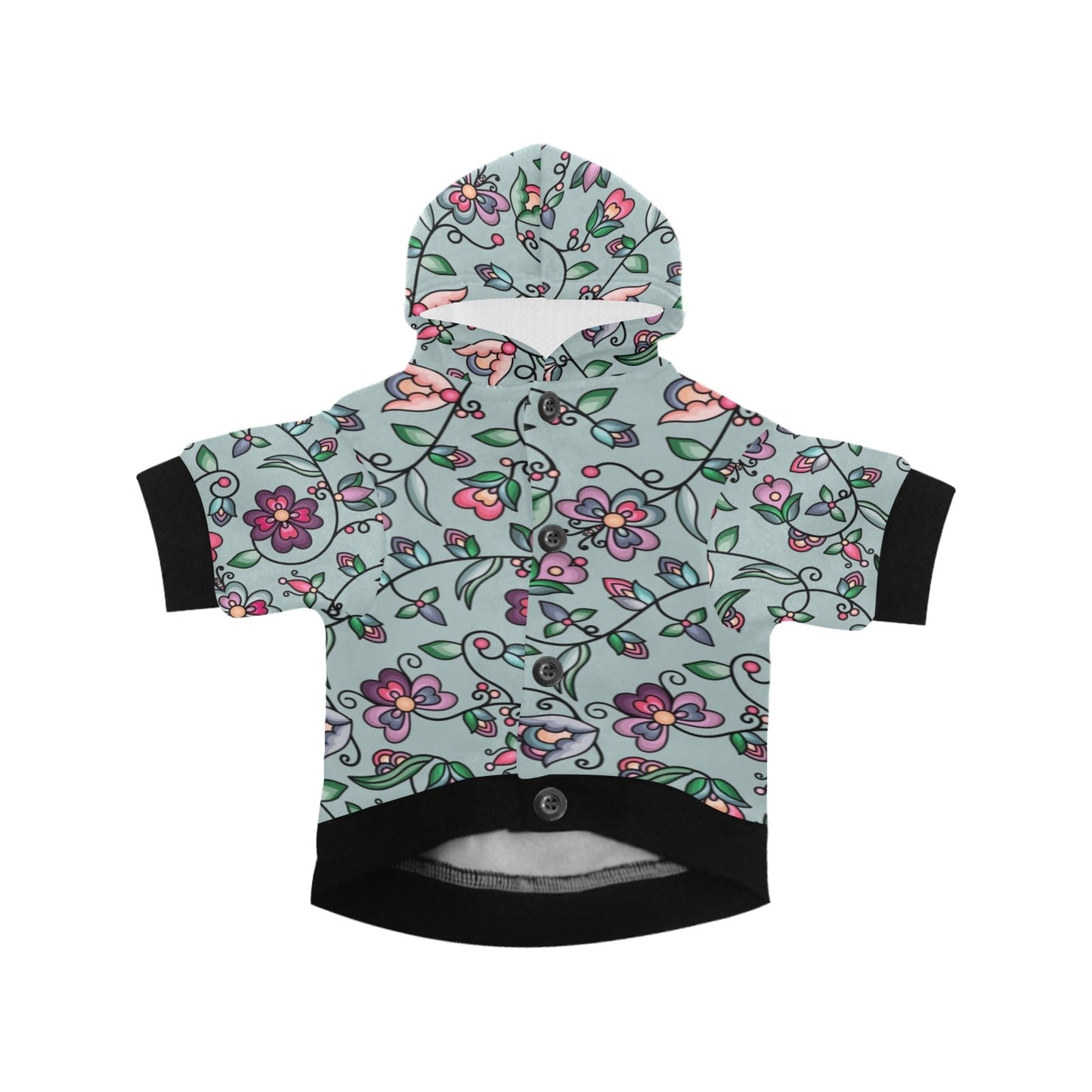 Amber Evening Garland Turquoise Pet Dog Hoodie