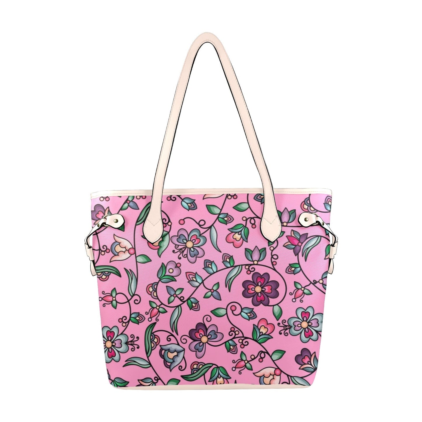 Amber Evening Garland Clover Canvas Tote