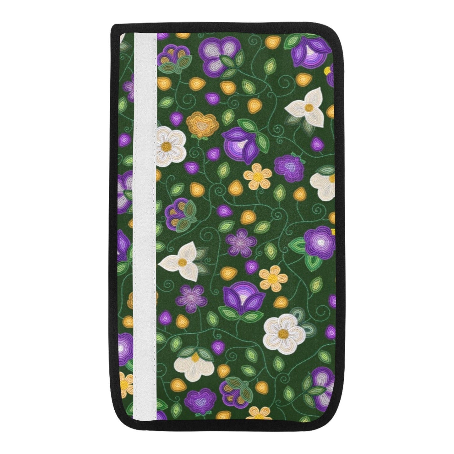 Midnight Moss Bloom Forest Seat Belt Cover