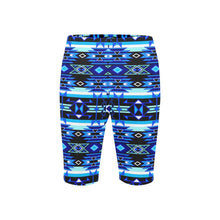 Load image into Gallery viewer, Force of Nature Winter Night Men&#39;s Knee Length Swimming Trunks
