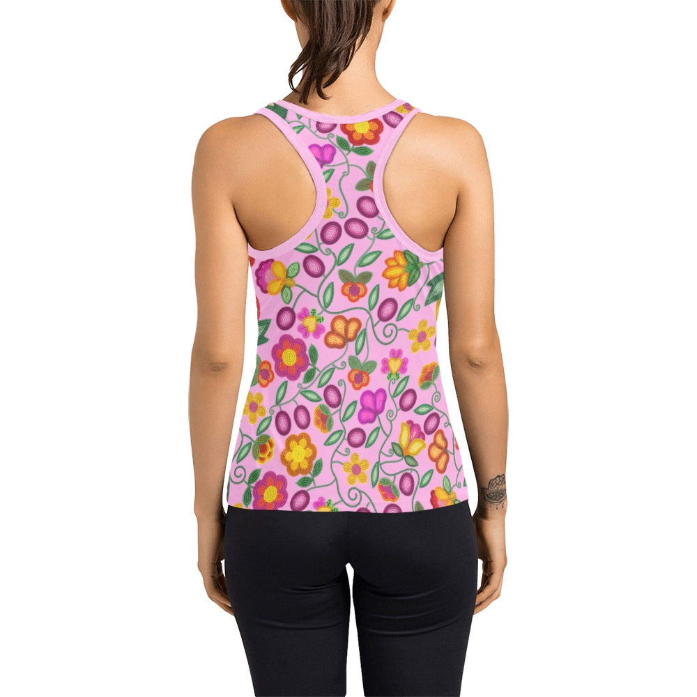 Boreal Bounty Pink Racerback Tank Top