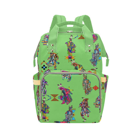 Men's Grass Dancers Grass Multi-Function Diaper Backpack