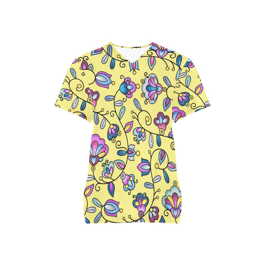 Autumn Bundle Blessing Yellow Scrub Top