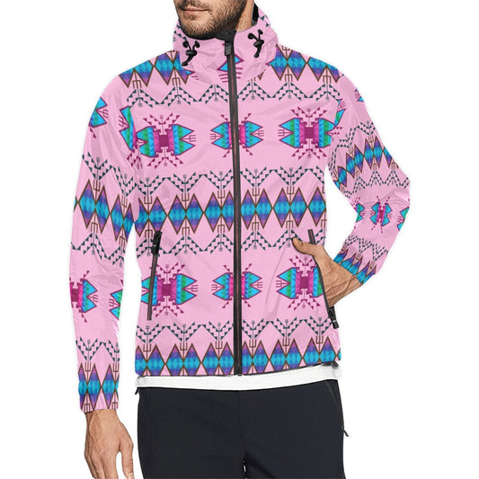 Sacred Trust Carnation Men's Windbreaker