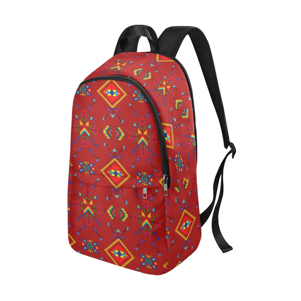 Buffalo Jump Red Backpack