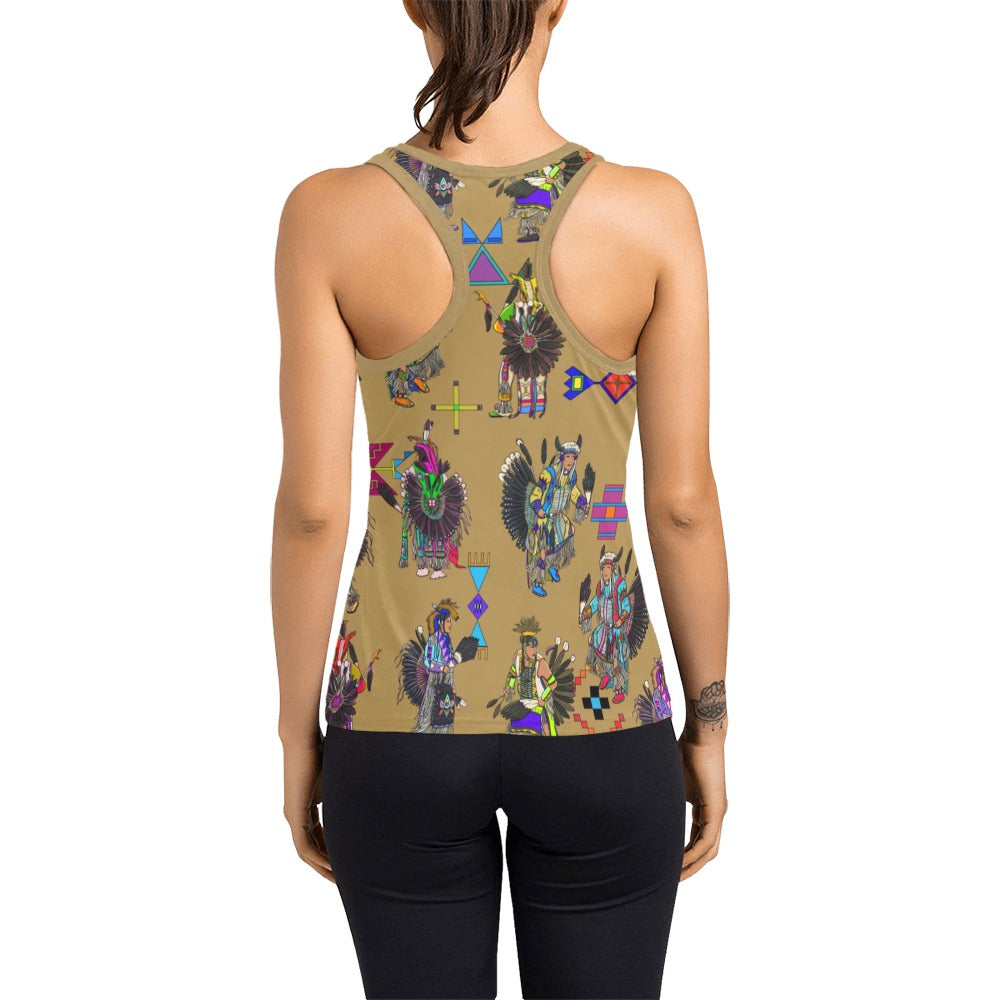 Men's Tradish Dancers Earth Women's Racerback Tank Top