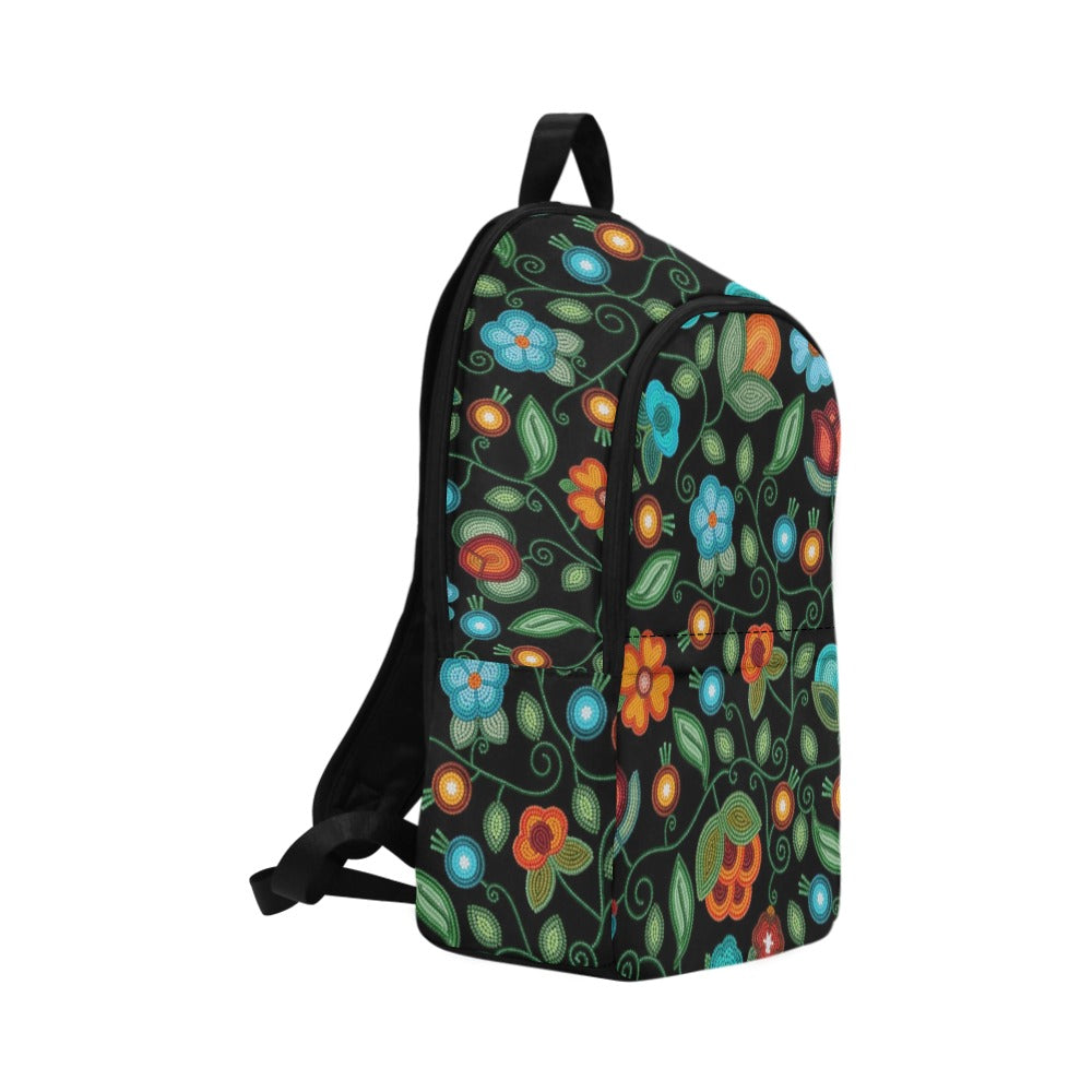 Prairie Fire Petals Black Backpack
