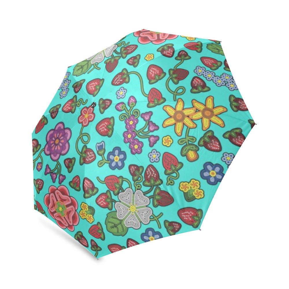 Berry Pop Turquoise Foldable Umbrella
