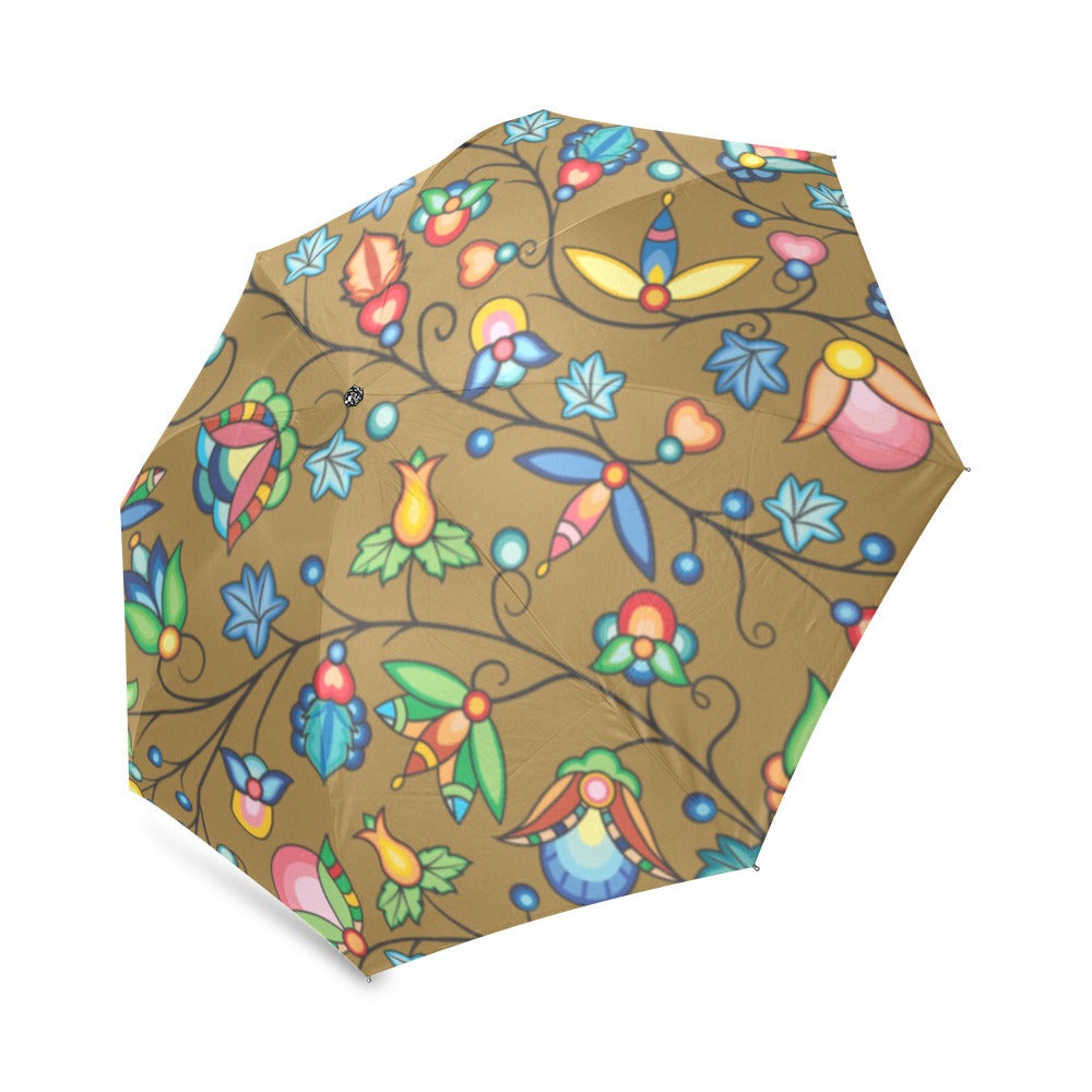 Prairie Plains Spirit Fall Leaves Foldable Umbrella