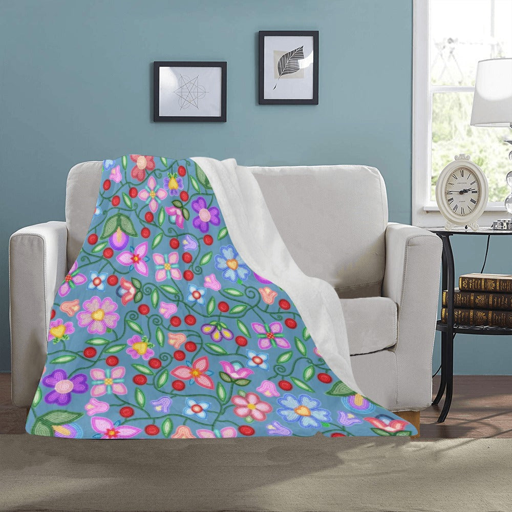 Petal Harmony River Small Micro Fleece Blanket