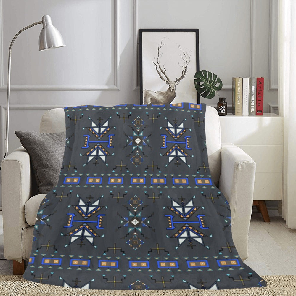 Eagle Strike Gray X-Large Micro Fleece Blanket