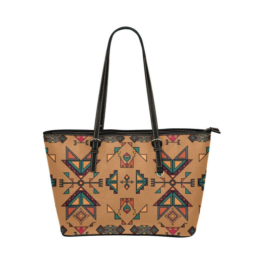 Arrow Dawn Brown Leather Tote