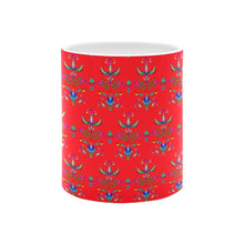 Load image into Gallery viewer, Dakota Damask Red Mug
