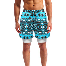 Load image into Gallery viewer, Northern Journey Men&#39;s Sports Shorts with Compression Liner
