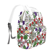 Load image into Gallery viewer, Takwakin Harvest White Multi-Function Diaper Backpack/Diaper Bag
