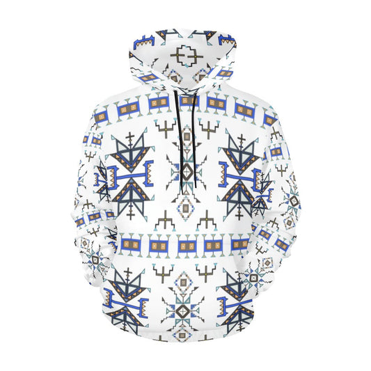 Eagle Strike White Hoodie for Women
