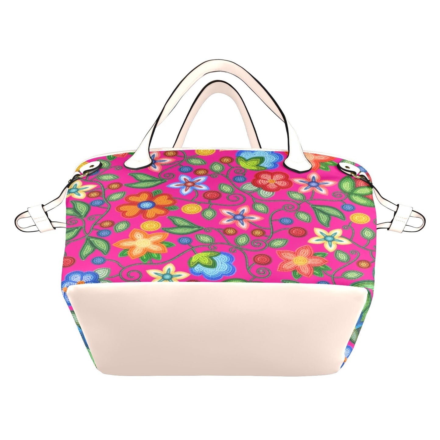 Morning Harmony Pink Clover Canvas Tote