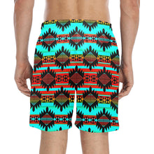 Load image into Gallery viewer, Okotoks Arrow Men&#39;s Mid-Length Beach Shorts
