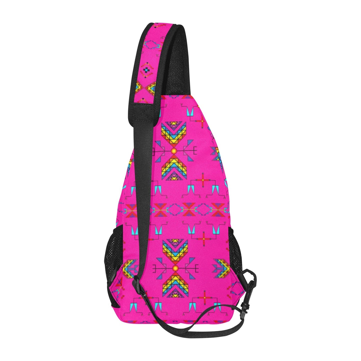 Rainy Chief Rainbow Hot Pink Chest Bag