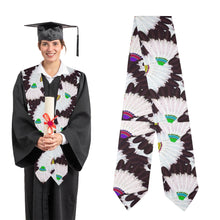 Load image into Gallery viewer, Eagle Feather Fans Graduation Stole
