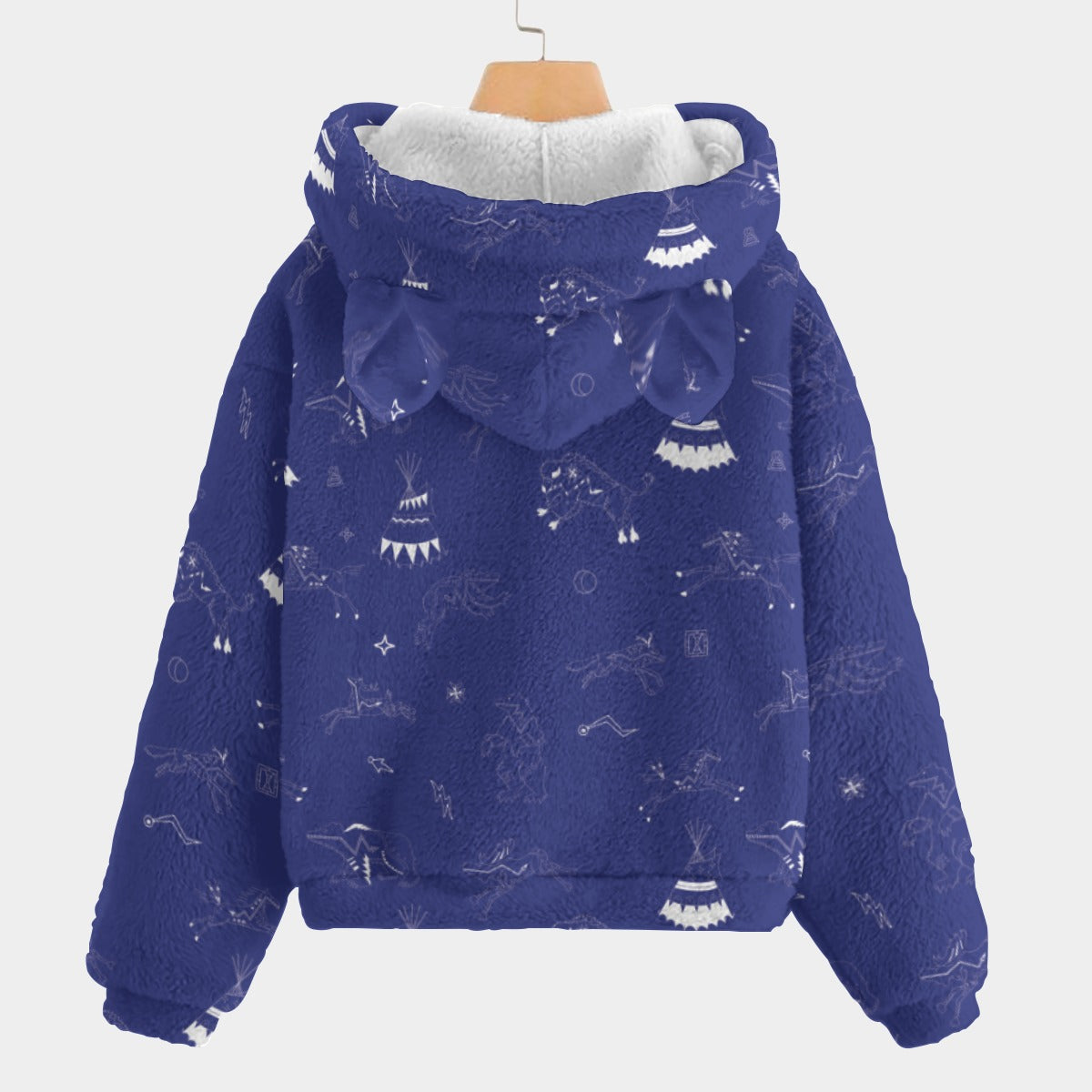 Ledger Dabbles Blue Youth Hoodie With Ears