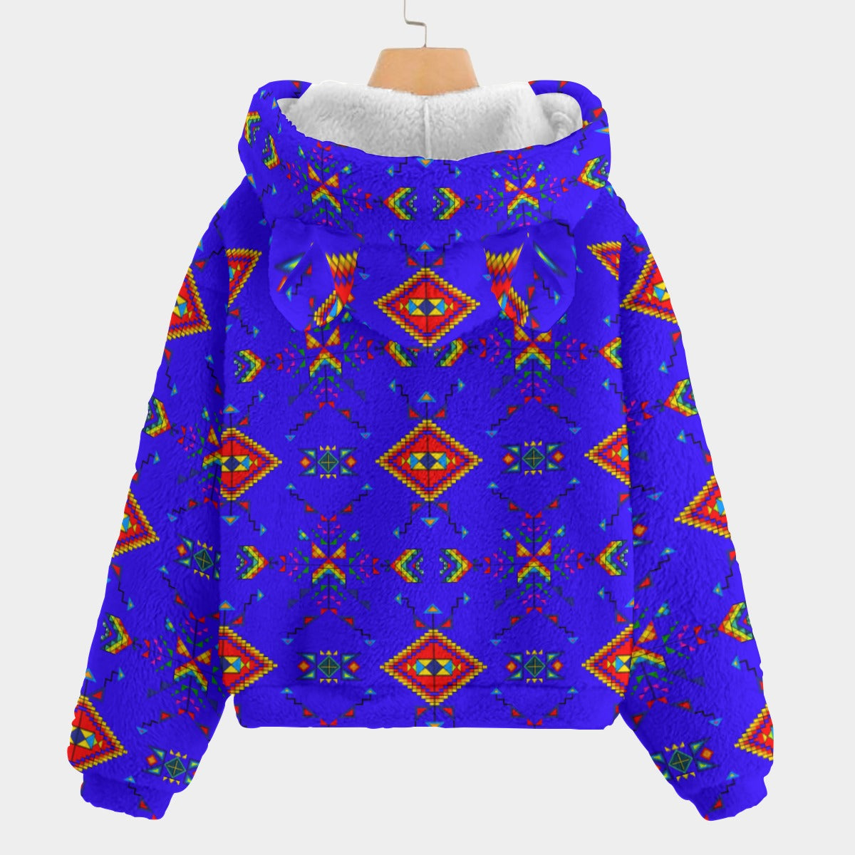 Buffalo Jump Blue Youth Hoodie with Ears