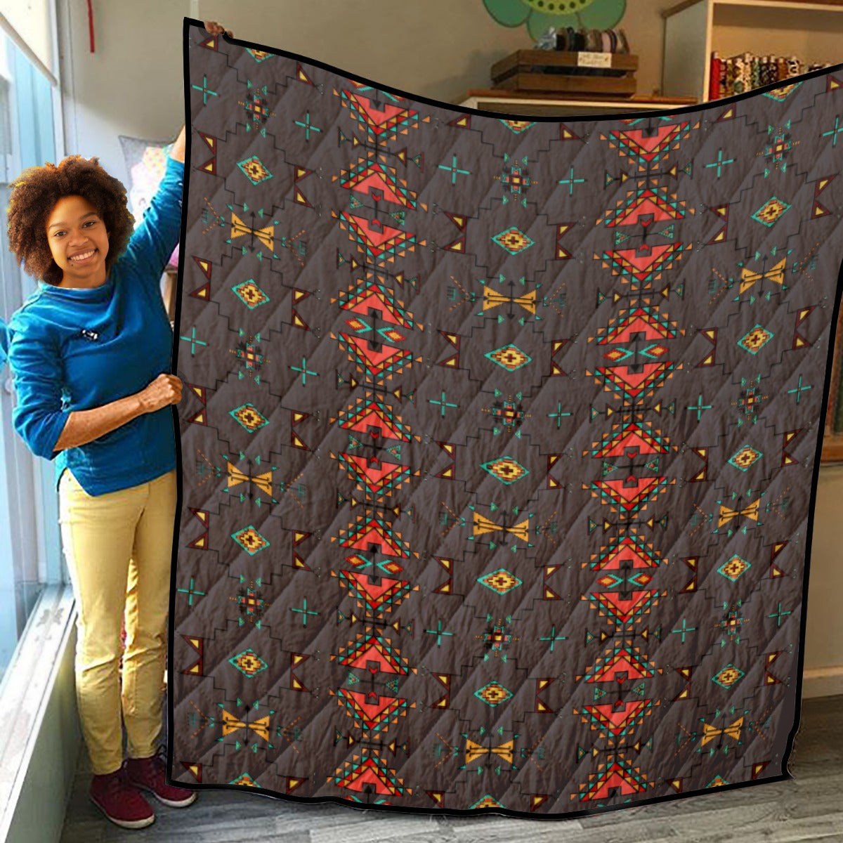 Thunder Flight Gray Lightweight & Breathable Quilt