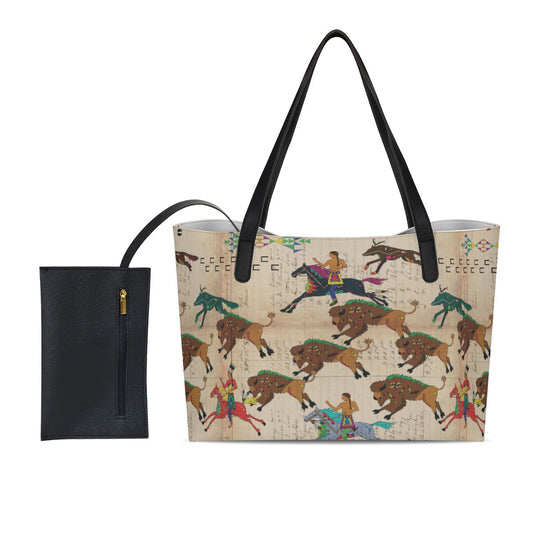 The Hunt Shopping Tote Bag With Mini Purse