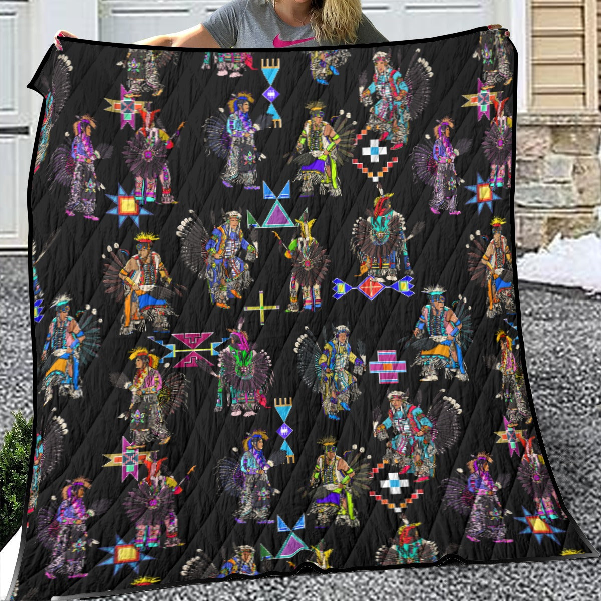 Men's Tradish Dancers Black Lightweight & Breathable Quilt