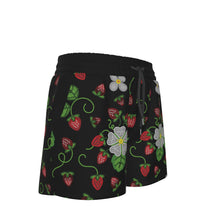 Load image into Gallery viewer, Strawberry Dreams Midnight Women&#39;s Shorts
