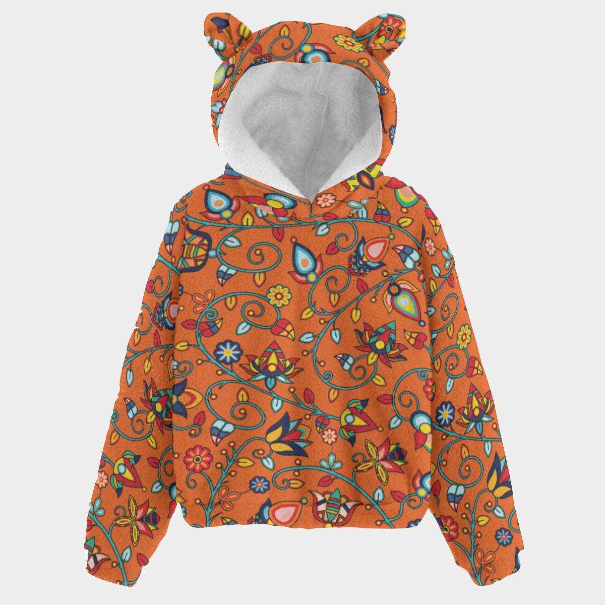Thorny Path ECM Orange Youth Hoodie with Ears