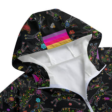 Load image into Gallery viewer, Floral Ledger Sisters Long Windbreaker
