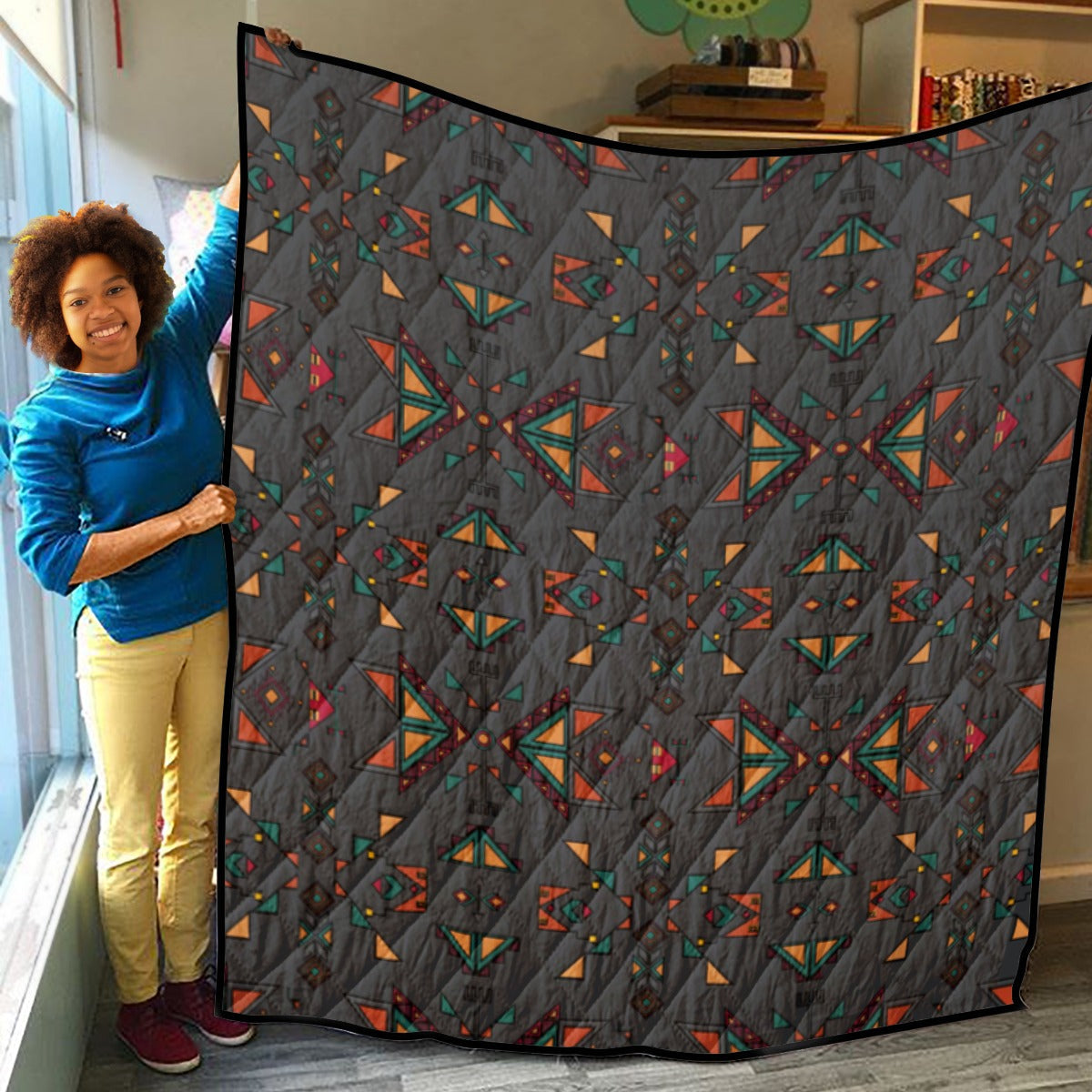 Arrow Dawn Gray Lightweight & Breathable Quilt