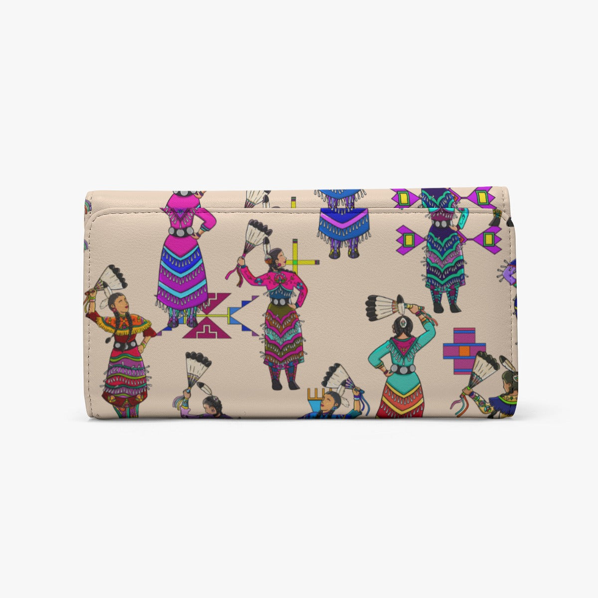 Women's Jingle Dancers Muslin Foldable Wallet