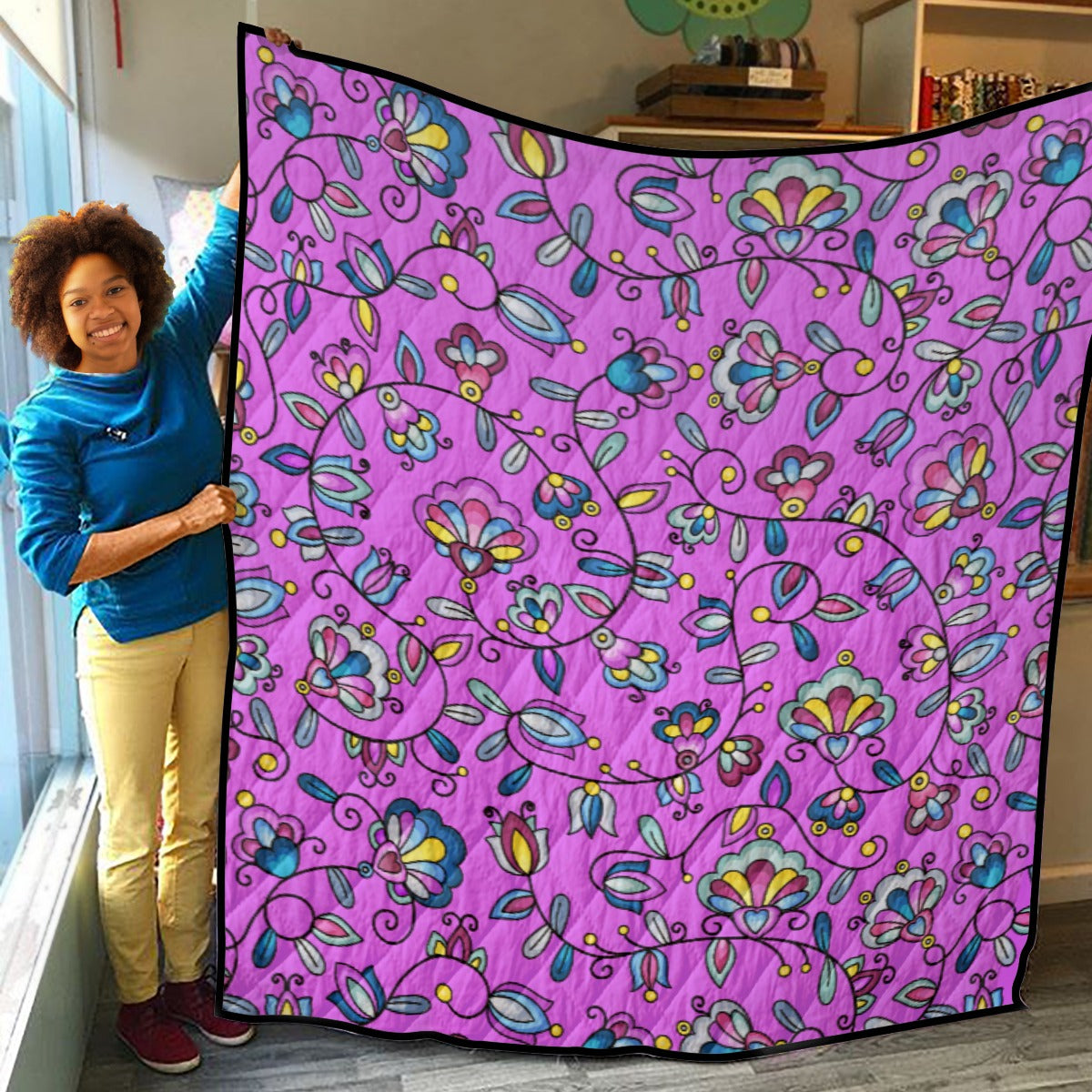 Autumn Bundle Blessing Purple Lightweight & Breathable Quilt