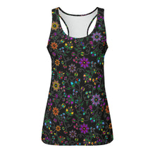 Load image into Gallery viewer, Prairie Paintbrush Black Eco Tank Top
