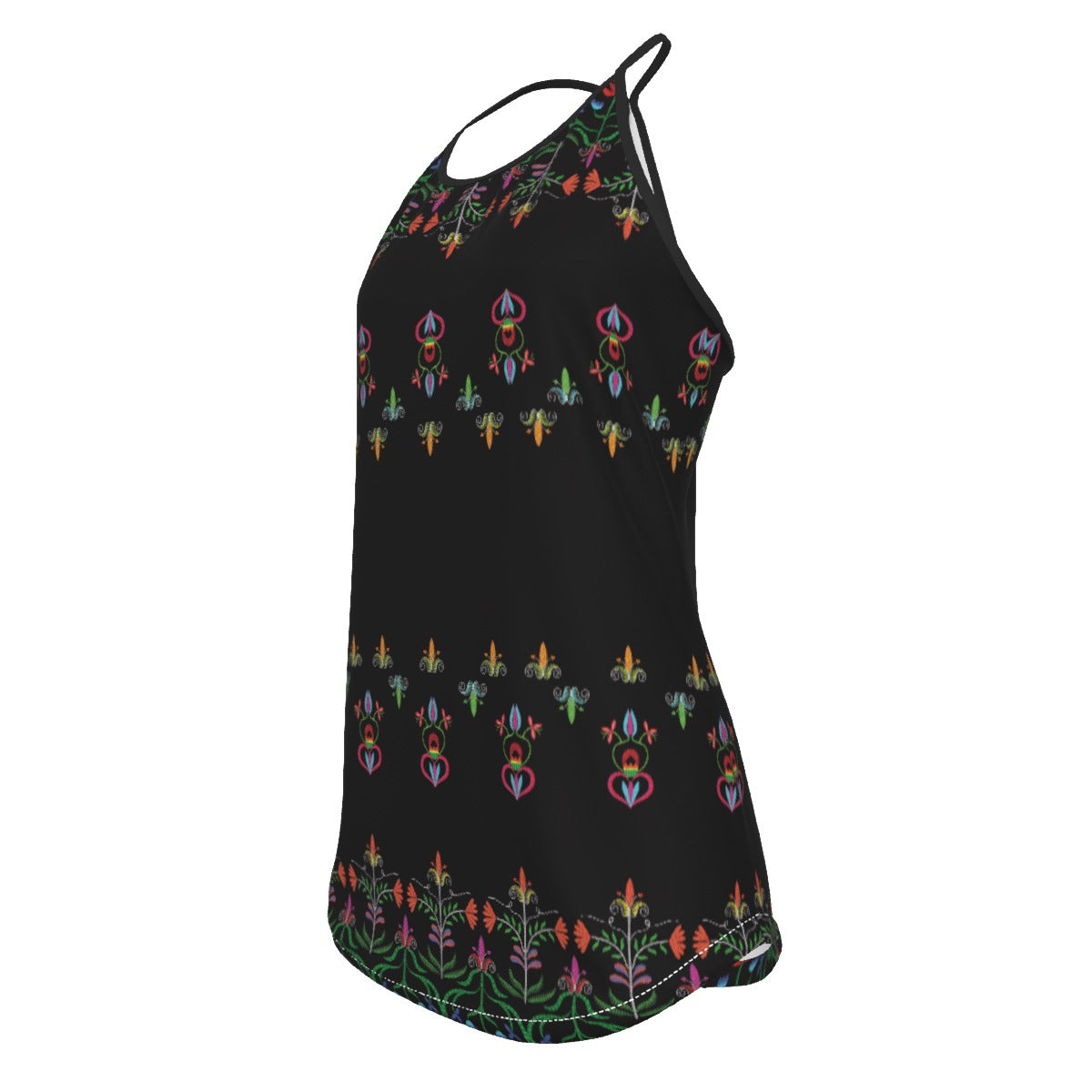 Metis Corn Mother Criss-Cross Open Back Tank Top