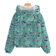 Load image into Gallery viewer, Fresh Fleur Sky Kid’s Borg Fleece Hoodie With Ear
