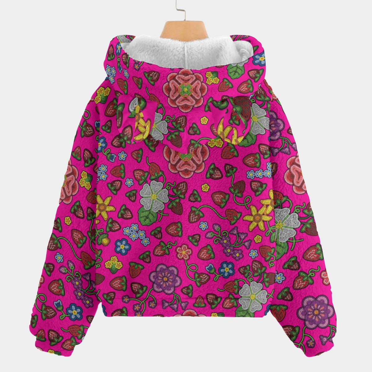 Berry Pop Blush Youth Hoodie With Ears